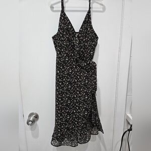Hollister Black Sequin Asymmetrical Cocktail Dress